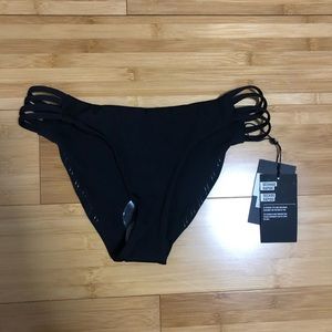 HURLEY small black bikini bottom QUICK DRY
